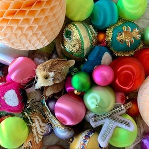 Christmas ornament lot